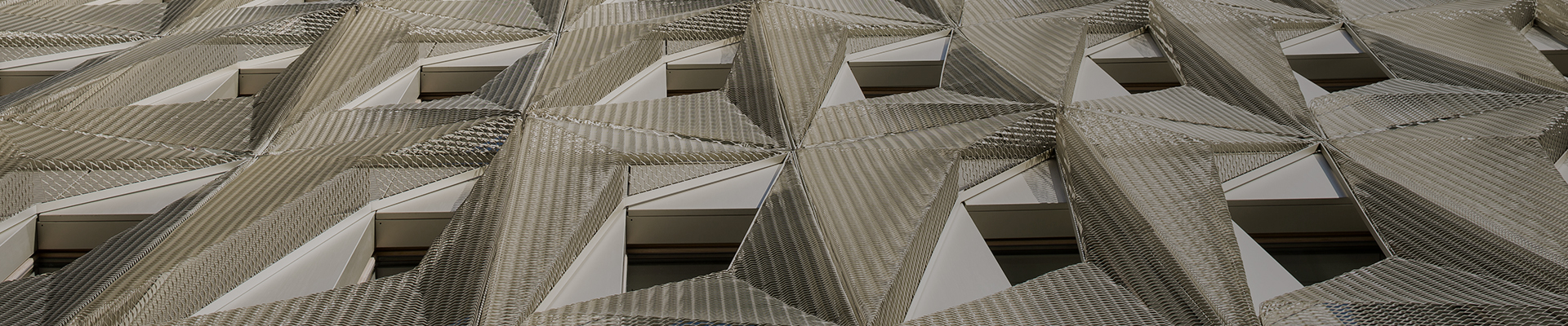 Expanded metal mesh facades Expanded metal mesh facades